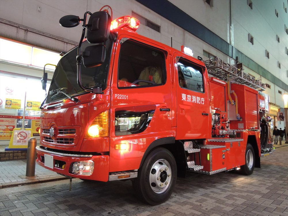 Japanese fire truck